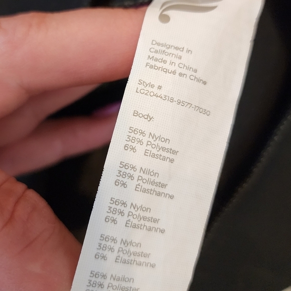 Fabletics Black and Tan Snake Print Leggings - Picture 5 of 14